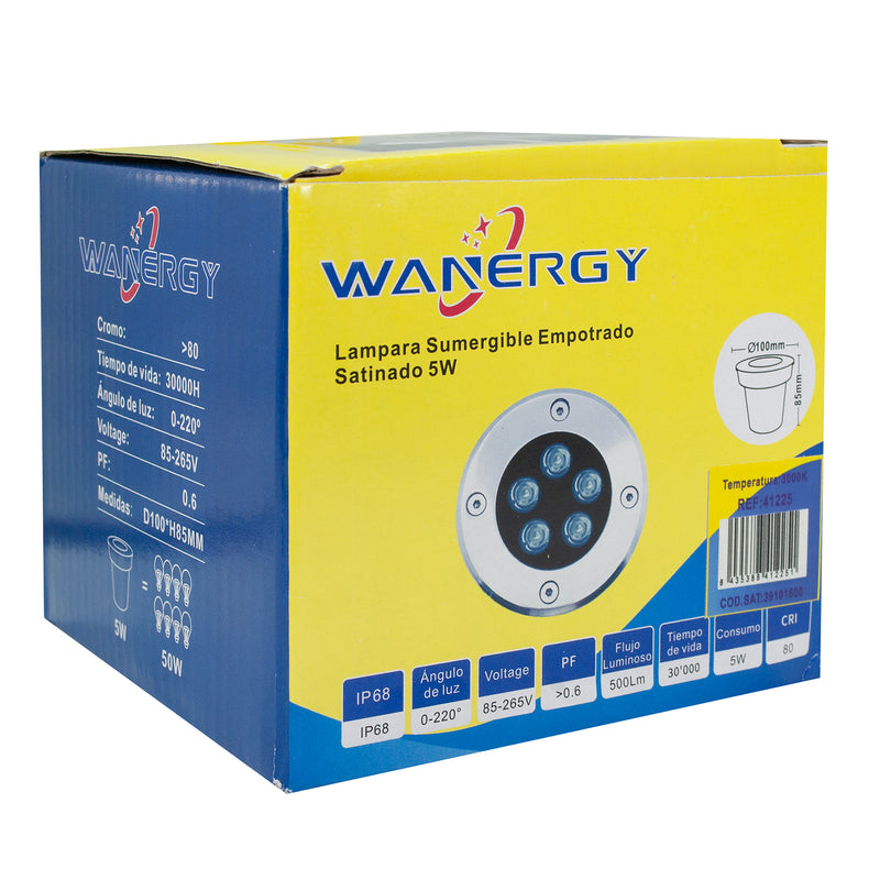 EMPOTRADO WANERGY 3W SUMERGIBLE CÁLIDO