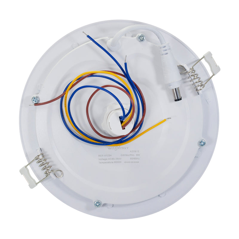 EMPOTRADO WANERGY LED 9W SENSOR DE MOVIMIENTO