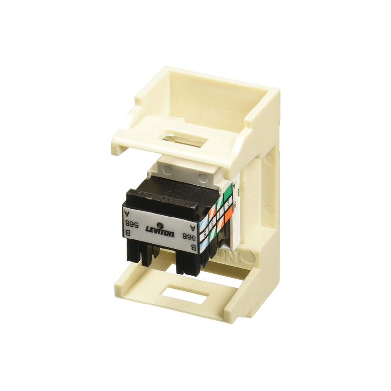 Módulo Leviton modular datos rj45 cat 5 marfil