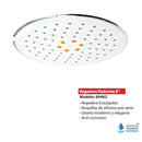 Regadera Good Will redonda 8 - La nueva eléctrica