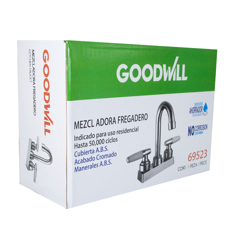 Mezcladora Good Will lavabo cuello alto