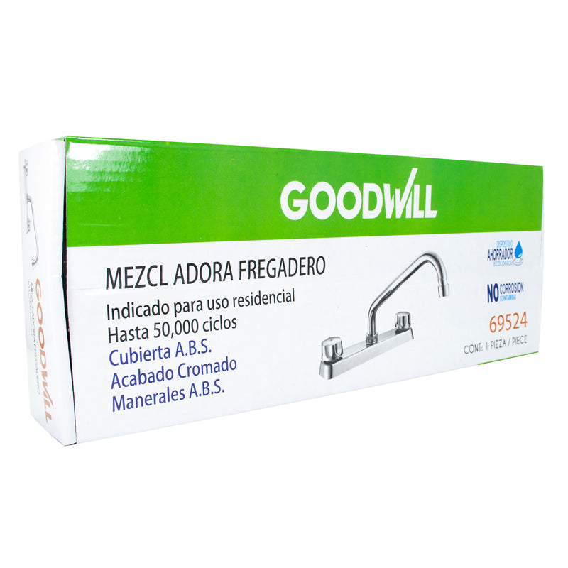 Mezcladora Good Will tradiciónal fregadero