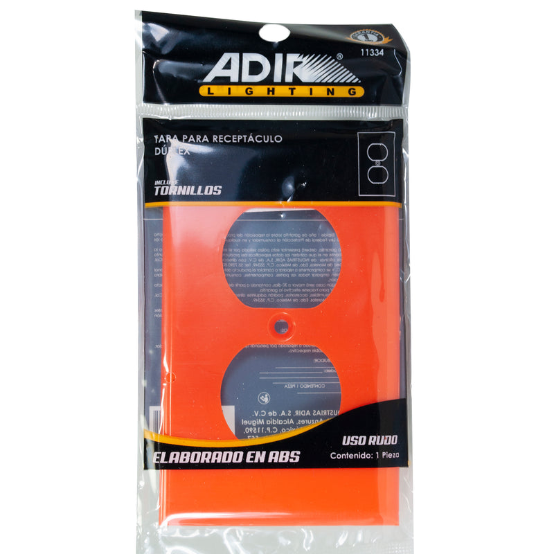 PLACA ADIR DUPLEX NARANJA