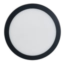 Empotrado Adir LED 12W redondo ajustable luz cálida negro - La nueva eléctrica