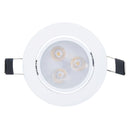 Empotrado Adir dirigible carcasa blanca 3x1W blanco - La nueva eléctrica