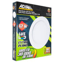 Empotrado Adir extra plano redondo 12W blanco frío - La nueva eléctrica