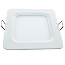 Empotrado Adir extra plano cuadrado liso 6w.frío