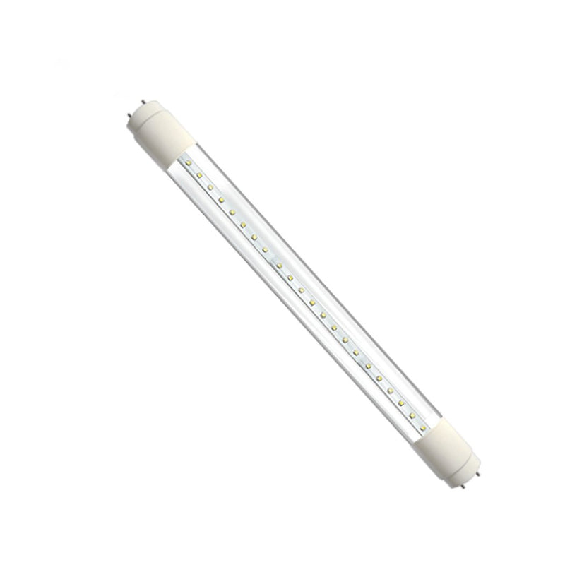 Tubo Adir led transparente cristal 60 cms 11 w.frío