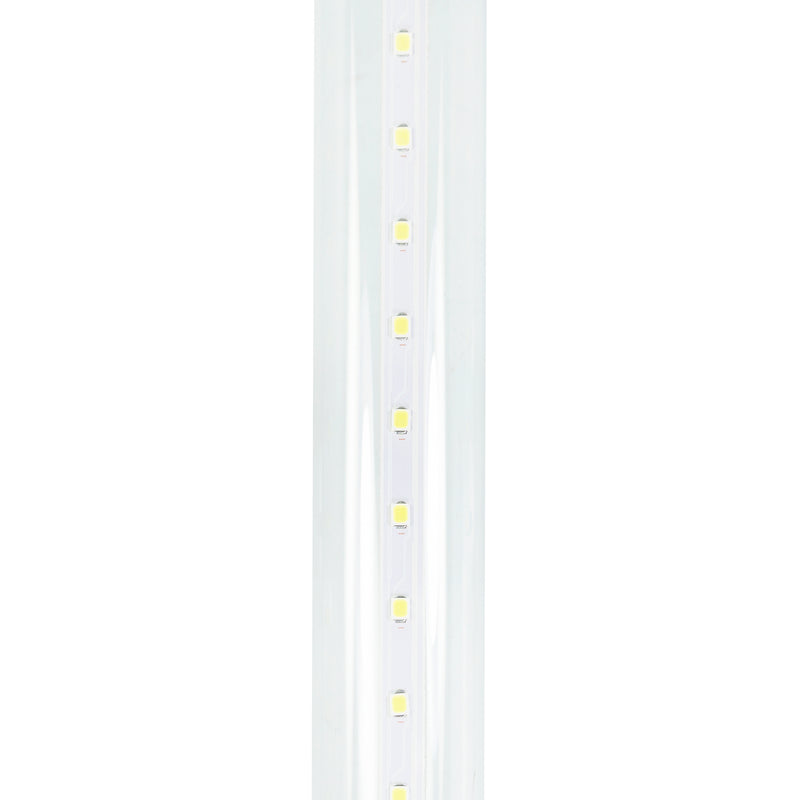 Tubo Adir led transparente cristal 60 cms 11 w.frío