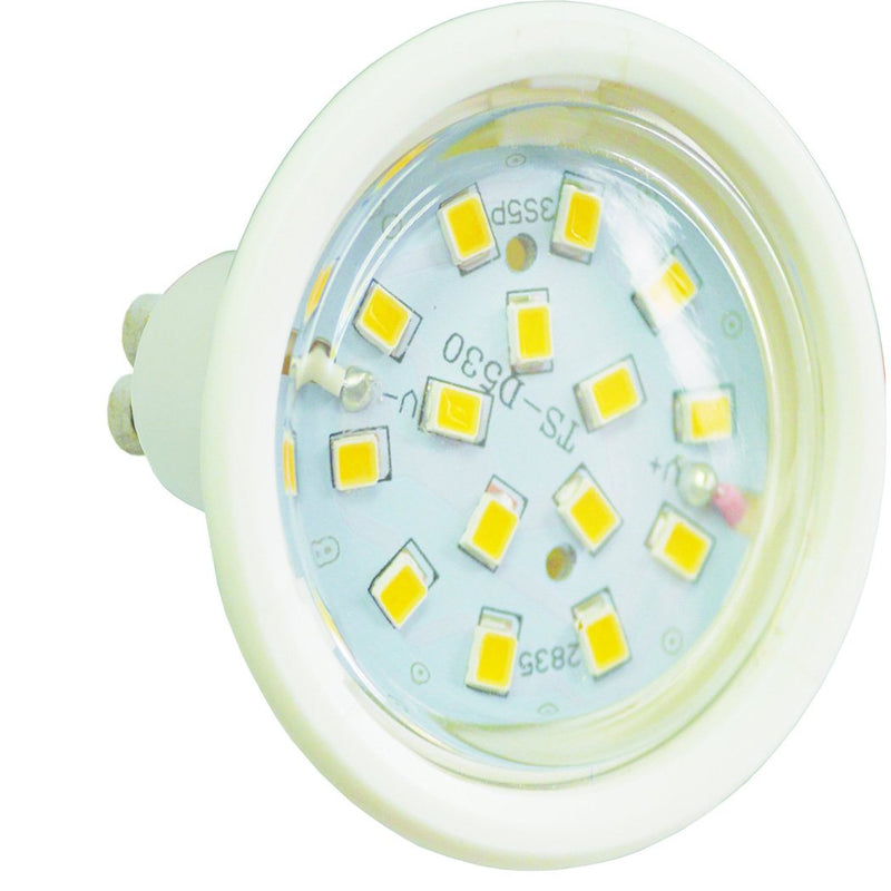 Foco Adir gu10 super led 5 watts carcaz bco. frío