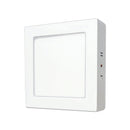 Luminario Adir sobreponer cuad.18 w. blanco cálido