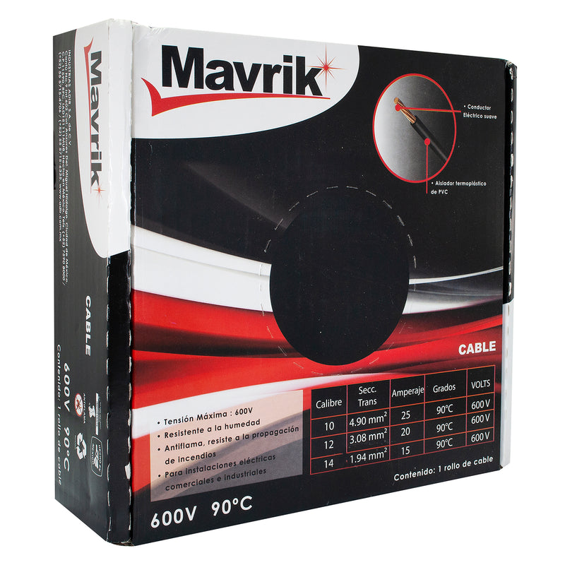 Cable mavrik thw cal.10 negro