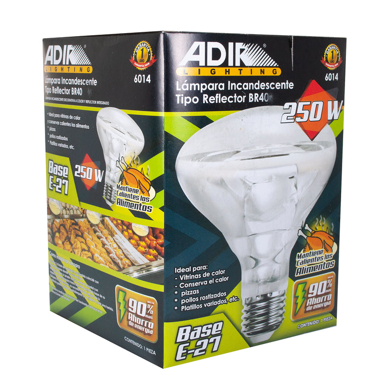 Foco Adir spot br40 incandecente transparante