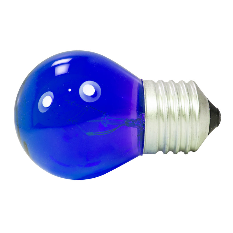 Foco Adir bola 7 watts azul incandecente