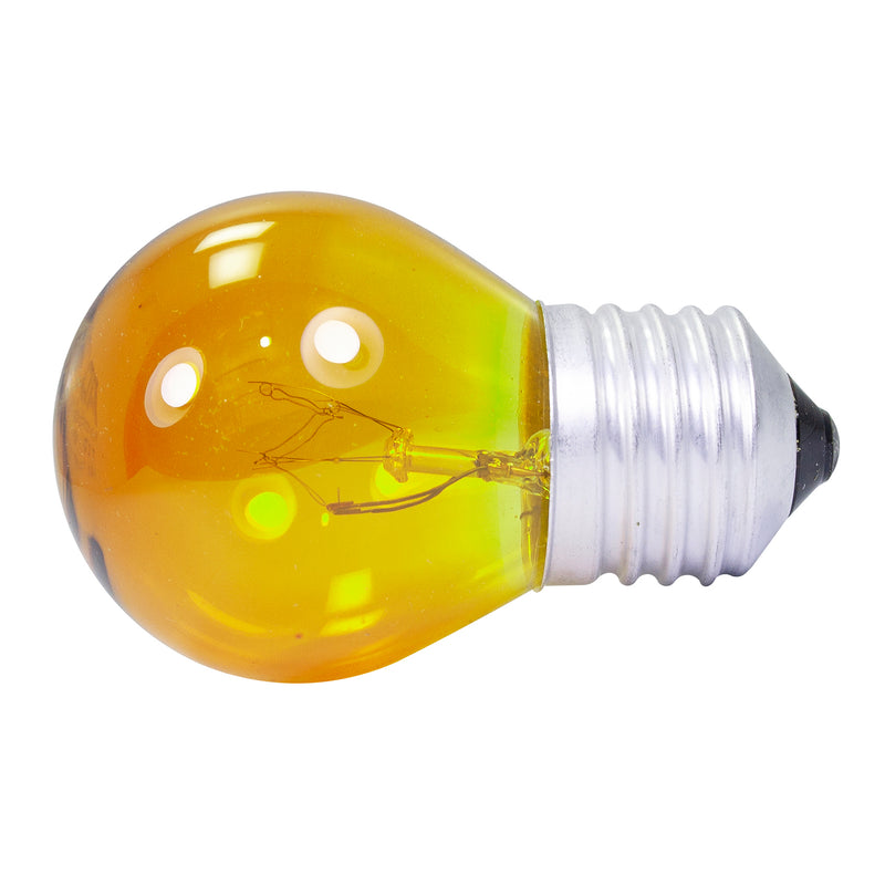 Foco Adir bola 7 watts amarillo incandecente