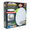 Empotrado Adir LED redondo 12W blanco frío base ajustable - La nueva eléctrica