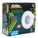 Empotrado micro Adir LED circular blanco 1.5w blanco frío - La nueva eléctrica