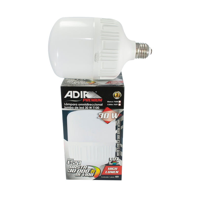 Foco Adir bulbo omnidireccional led 30w