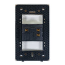 Placa Lucek con 1 apagador escalera blanco - La nueva eléctrica