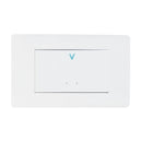 Placa Lucek con 1 apagador escalera blanco - La nueva eléctrica