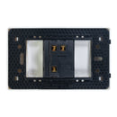 Placa Lucek con 1 apagador escalera blanco - La nueva eléctrica