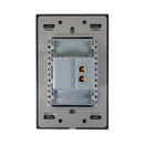 Placa Lucek colors apagador sencillo negro - La nueva eléctrica