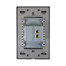 Placa Lucek metal 1 apagador sencillo anonizada - La nueva eléctrica
