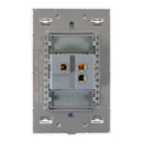 Placa Lucek crystal apagador escalera blanco/blanco - La nueva eléctrica