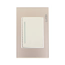 Placa Lucek crystal apagador escalera dorado/marfil - La nueva eléctrica