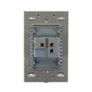Placa Lucek crystal apagador escalera dorado/marfil - La nueva eléctrica