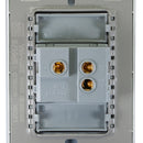 Placa Lucek metal 1 apagador escalera plata - La nueva eléctrica