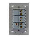 Placa Lucek metal 2 apagadores sencillo 1 apagador escalera anonizado - La nueva eléctrica
