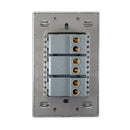Placa Lucek colors c/3 apagadores sencillos negro - La nueva eléctrica