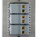 Placa Lucek metal 3 apagadores sencillos plata - La nueva eléctrica