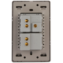 Placa Lucek metal apagador sencillo apagador escalera plata - La nueva eléctrica