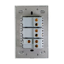 Placa Lucek colors c/2 apagadores sencillos y escalera negro - La nueva eléctrica