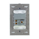 Placa Lucek crystal contacto y 2 USB crystal/blanco - La nueva eléctrica