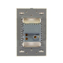Placa Lucek colors contacto y 2 USB hueso - La nueva eléctrica
