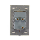 Placa lucek crystal contacto duplex dorado/marfil - La nueva eléctrica