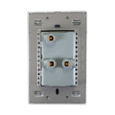 Placa lucek contacto duplex cristal espejo negro - La nueva eléctrica