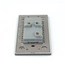 Placa lucek crystal contacto duplex negro/negro - La nueva eléctrica