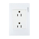Placa Lucek Colors contacto dúplex blanco - La nueva eléctrica