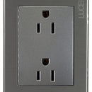 Placa lucek metal contacto duplex anonizado - La nueva eléctrica
