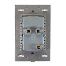 Placa lucek metal contacto duplex plata - La nueva eléctrica