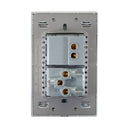 Placa Lucek 1 apagador sencillo y 1 contacto de 15 módulos - La nueva eléctrica