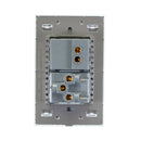 Placa Lucek colors apagador y contacto blanco - La nueva eléctrica