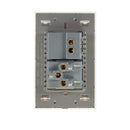 Placa Lucek colors apagador y contacto hueso - La nueva eléctrica