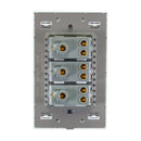 Placa Lucek Colors c/3 contactos blanco - La nueva eléctrica
