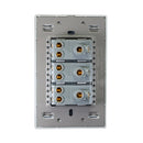 Placa Lucek Colors c/3 contactos negro - La nueva eléctrica