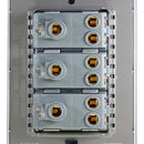 Placa Lucek Metal 3 contactos anodizado - La nueva eléctrica
